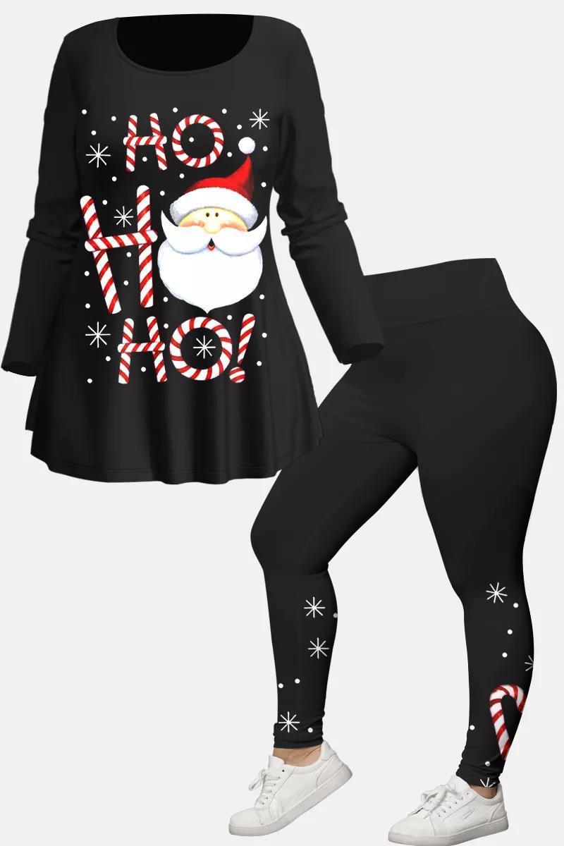 Christmas Creative Printing 3D Digital Casual Loose Men And Women Round Neck Suit